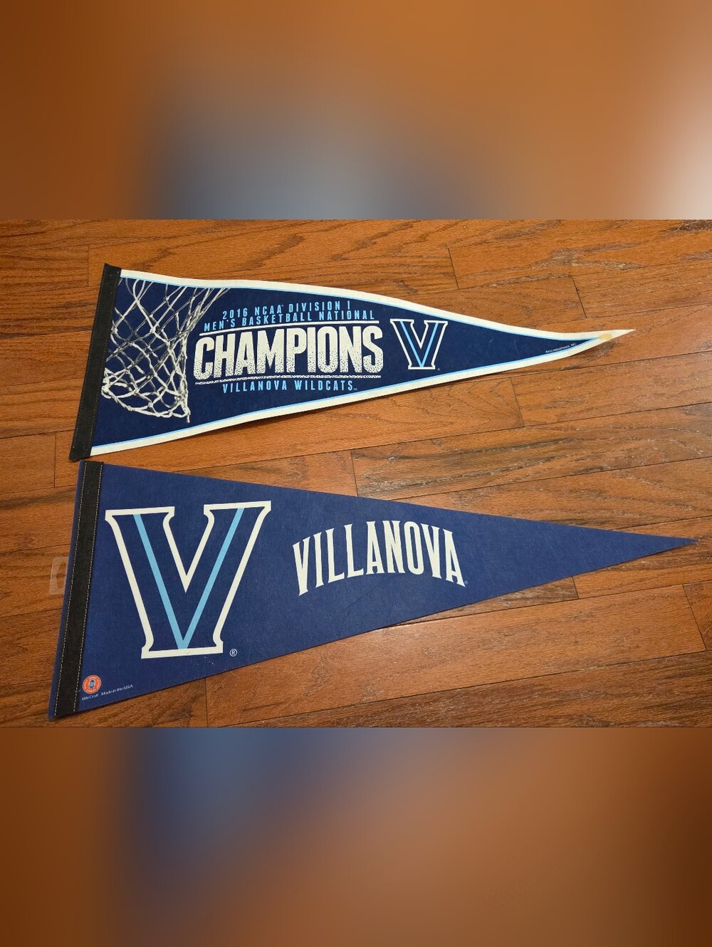 Villanova Wildcats 2016 Champions Pennant Duo And Baseball Cap